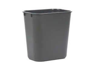 Grey 7 Gal. Rectangular Wastebasket